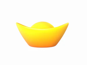 chinese gold 3D Model