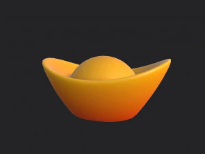 chinese gold 3D Model