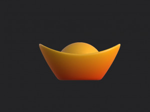chinese gold 3Dモデル