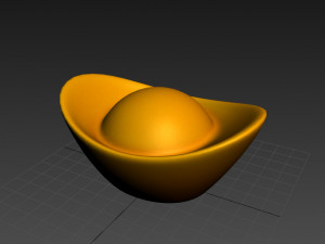 chinese gold 3Dモデル