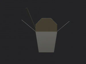 Nudelbox 3D Modell