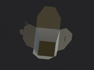 Nudelbox 3D Modell