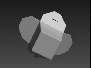 Nudelbox 3D Modell