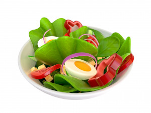 salad 3D Model