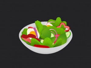 salad 3D Model