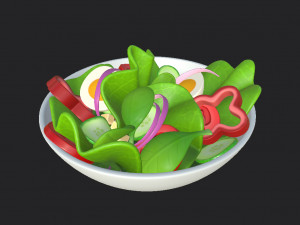salad 3D Model