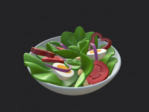 salad 3D Model