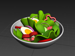 salad 3D Model