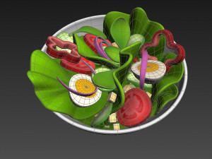 salad 3D Model