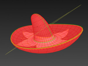 mexican musician hat Modelo 3D