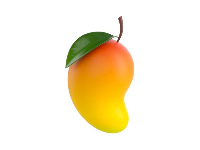 mango 3D Model .c4d .max .obj .3ds .fbx .stl .blend 