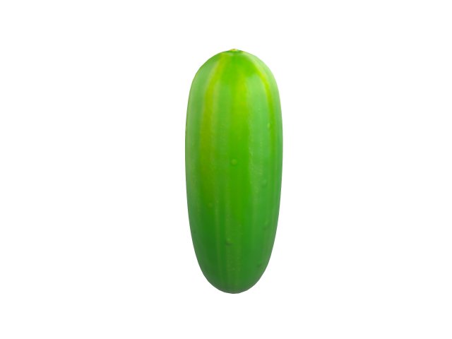 cucumber 3D मॉडल .c4d .max .obj .3ds .fbx .stl .blend 