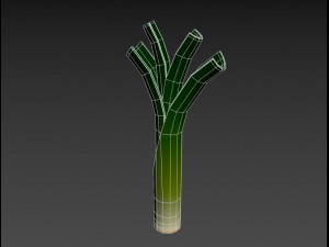 cartoon leek Modello 3D