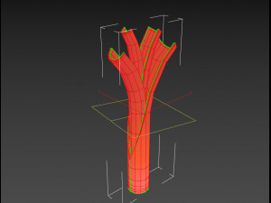 cartoon leek Modello 3D