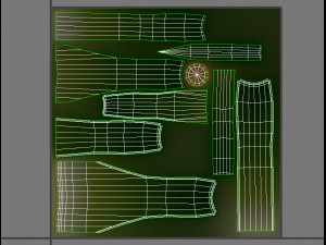 cartoon leek Modello 3D