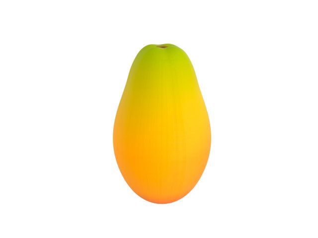 papaya Modello 3D .c4d .max .obj .3ds .fbx .stl .blend 