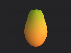 papaya 3D Model