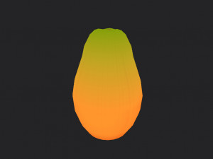 papaya Modello 3D