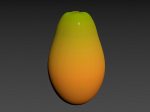papaya Modello 3D