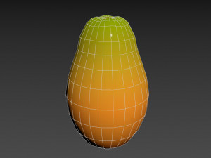 papaya Modello 3D
