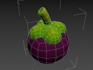 mangosteen 3Dモデル