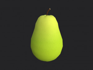 pear fruit Modelo 3D