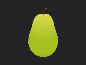 pear fruit Modelo 3D