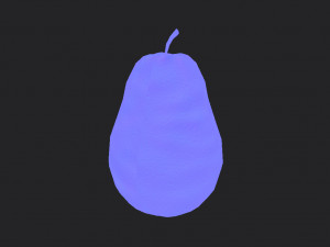 pear fruit Modelo 3D