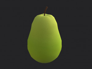 pear fruit Modelo 3D