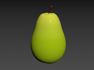 pear fruit Modelo 3D