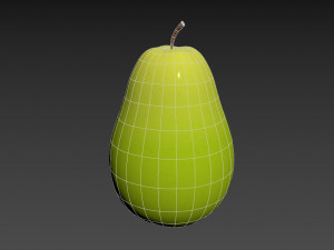 pear fruit Modelo 3D