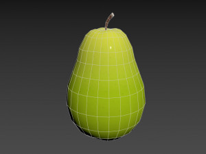 pear fruit Modelo 3D
