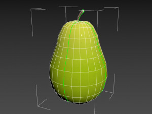 pear fruit Modelo 3D
