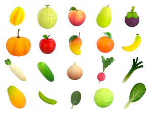 pacchetto di cibo dei cartoni animati 5 Modello 3D