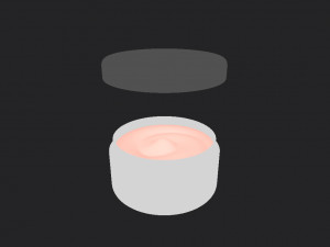 cream jar 3D-Modell