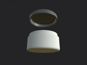 cream jar 3D Model