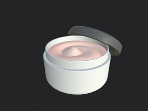 cream jar 3D Model