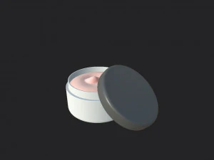 cream jar 3D Model