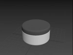 cream jar 3D Model