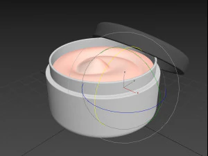cream jar 3D Model