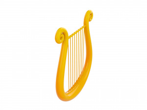 golden harp 3D Модель