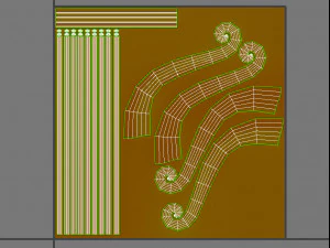 golden harp 3D Model