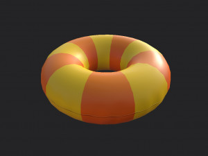 inflatable pool float ring Modelo 3D