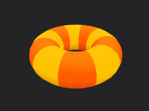 inflatable pool float ring 3D Model