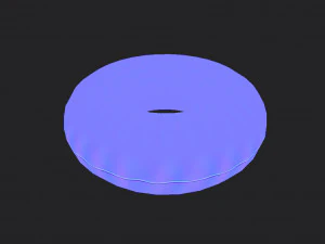 inflatable pool float ring 3D Model