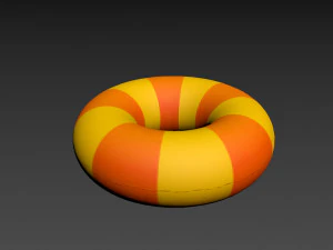 inflatable pool float ring 3D Model