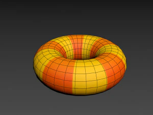 inflatable pool float ring 3D Model
