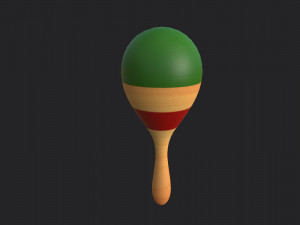 maraca Modèle 3D