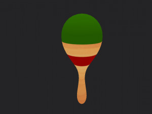 maraca Modèle 3D