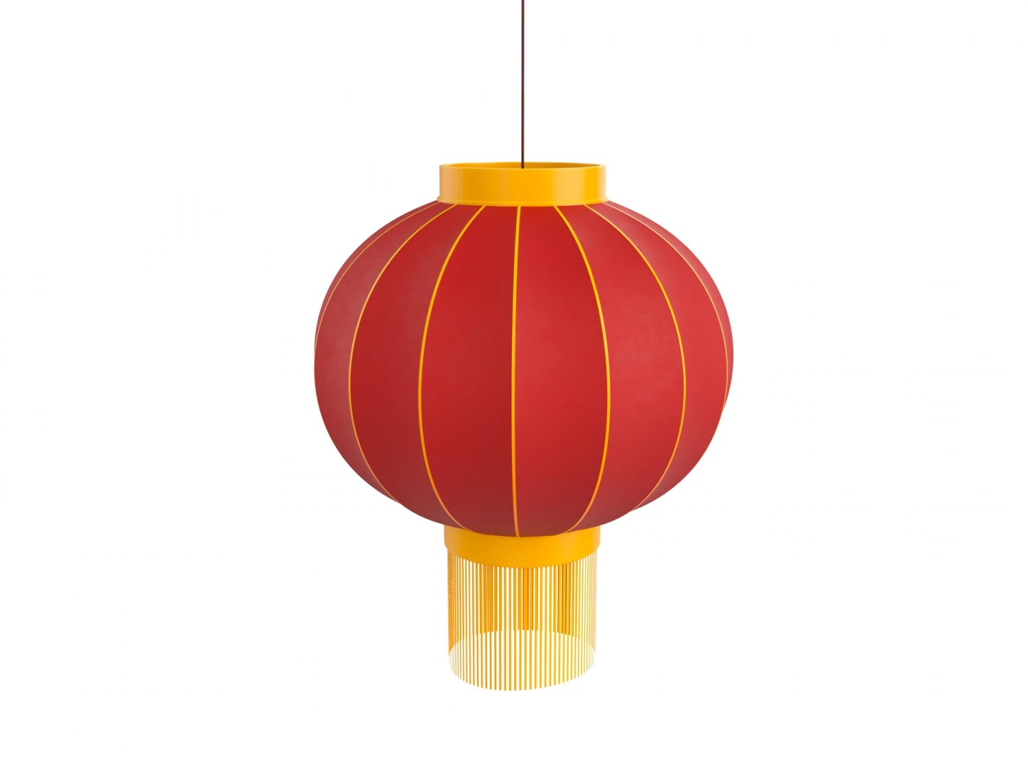 chinese lantern 3D Model .c4d .max .obj .3ds .fbx .stl .blend 